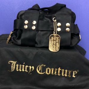 Juicy Couture Black Satin Bag